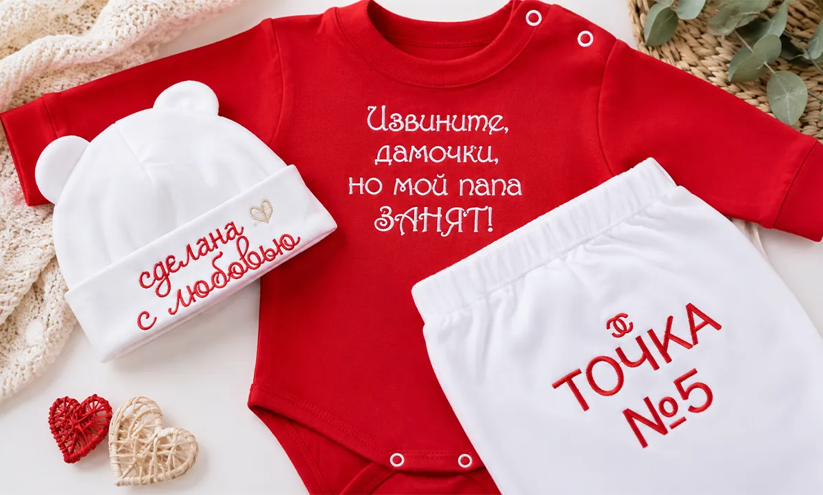 Вышивка на детской одежде